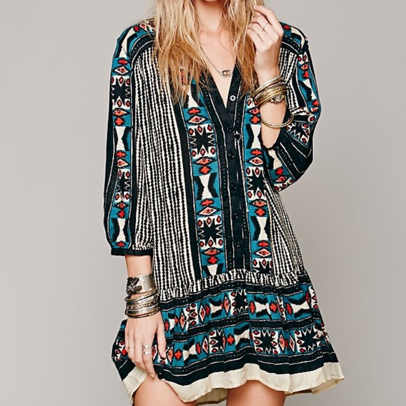 Free People Dresses & Skirts - FREE PEOPLE BOW AND ARROW HENLEY